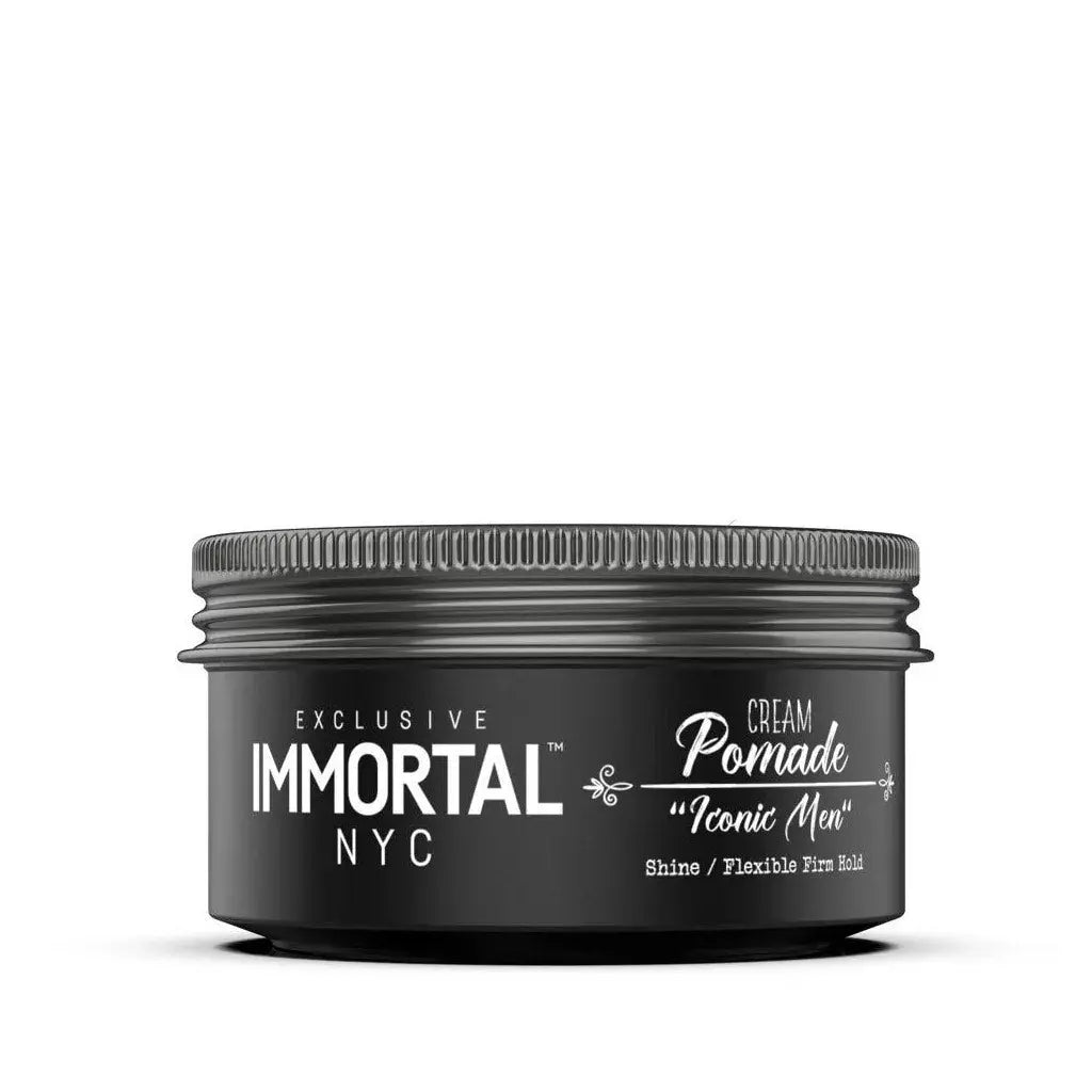 Immortal NYC Cream Pomade - Iconic Man | Long-Lasting Hold & Shine IMMORTAL NYC