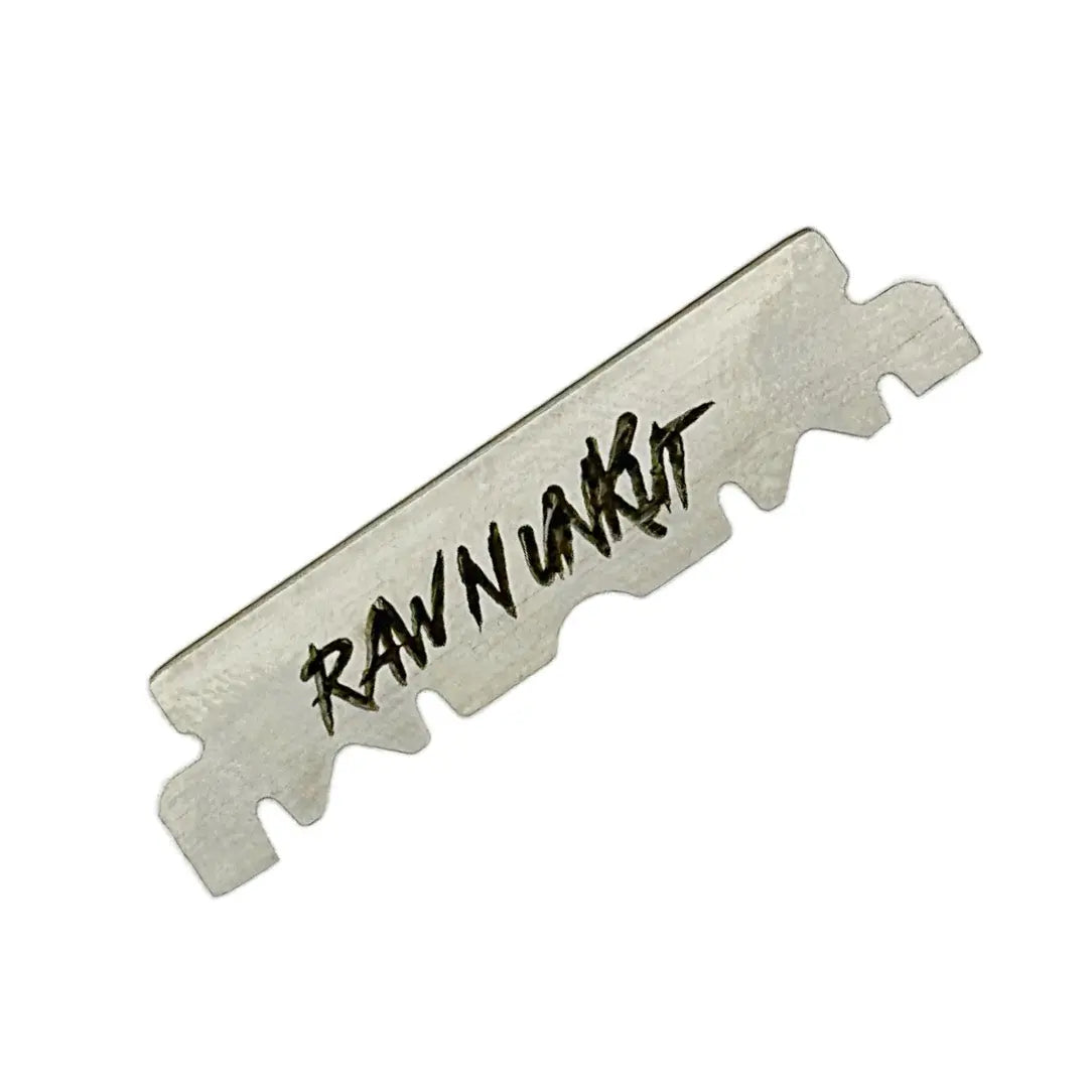 RAW N UNKUT Pre-Cut Razor Blades – 125 Count