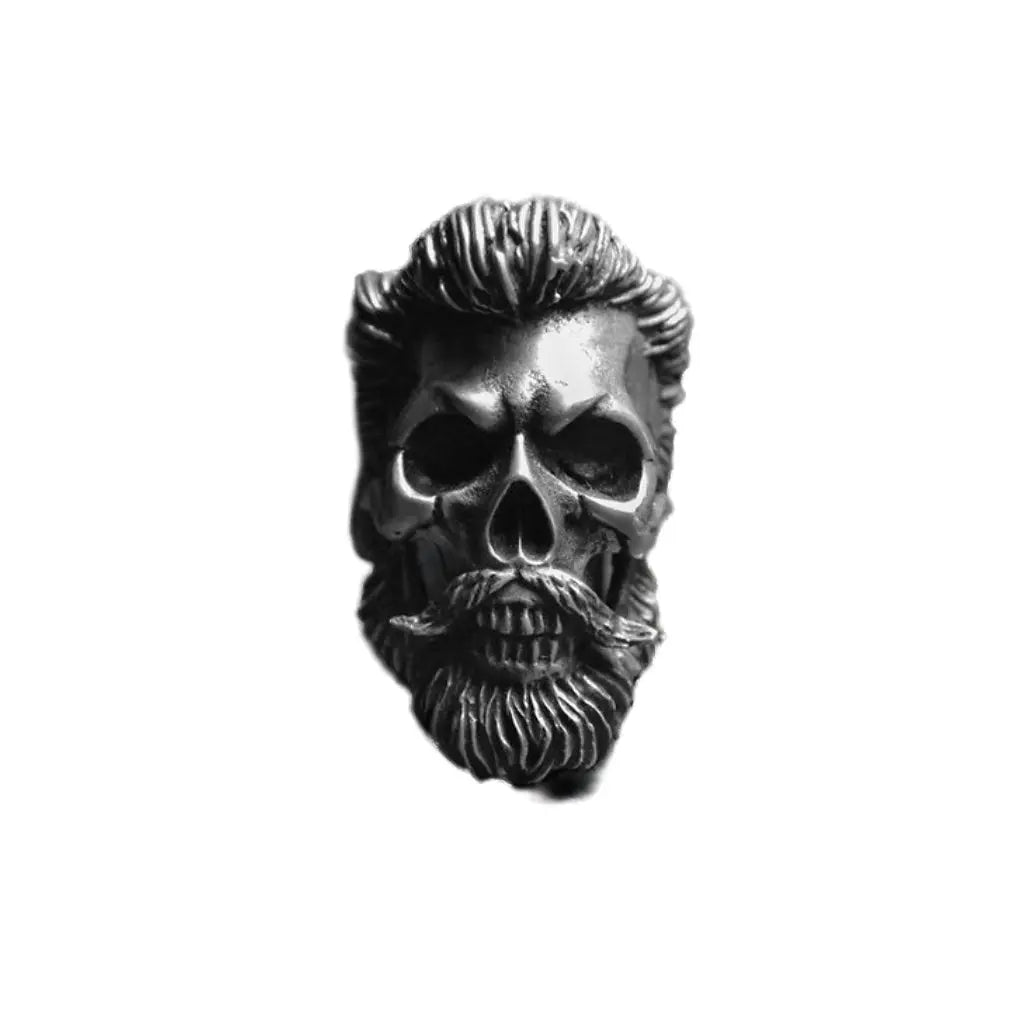 Rotten Bones Pewter Ring - Hand Made - God Of Beard Rotten Bones