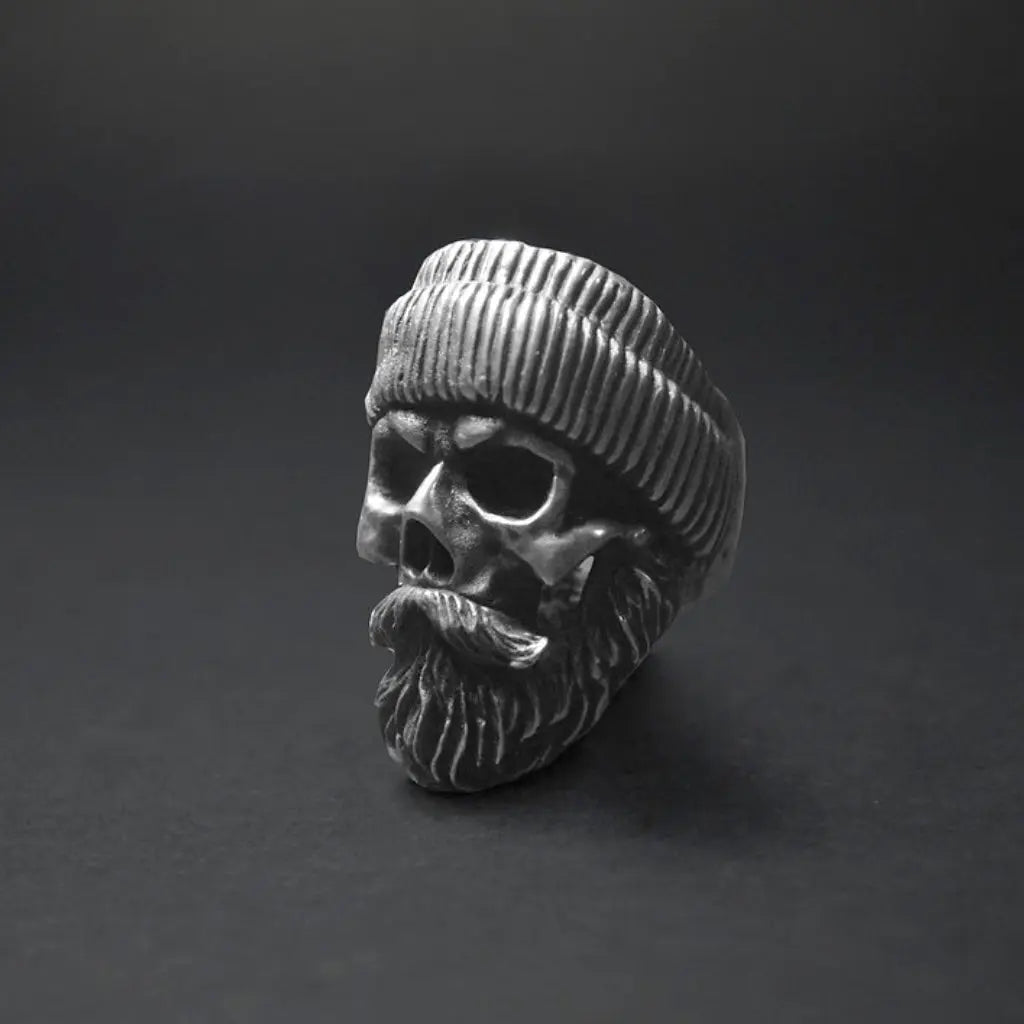 Rotten Bones Pewter Ring - Hand Made - Boxer Rotten Bones