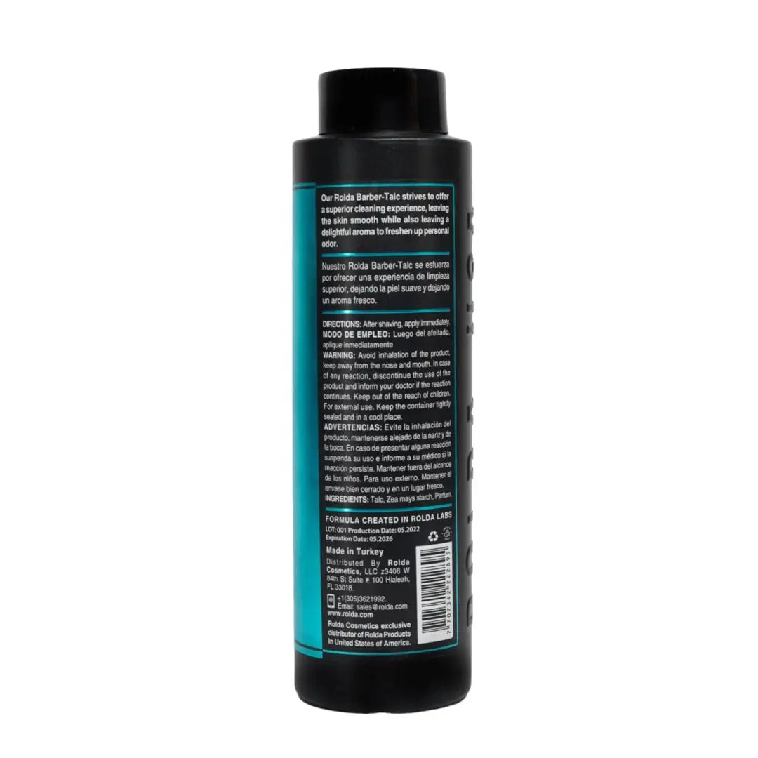 Rolda - Men's Barber Talc Powder | Talcum Powder - BUYBARBER.COM