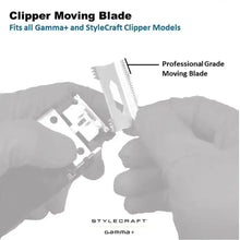 Stylecraft Moving Stainless Steel Slim Deep Tooth Clipper Blade - BUYBARBER.COM