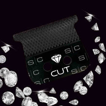 Replacement Diamond Cut Fixed Black Diamond DLC Hair Trimmer Blade with The One Cutter - BUYBARBER.COM