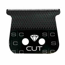 Replacement Diamond Cut Fixed Black Diamond DLC Hair Trimmer Blade with The One Cutter - BUYBARBER.COM