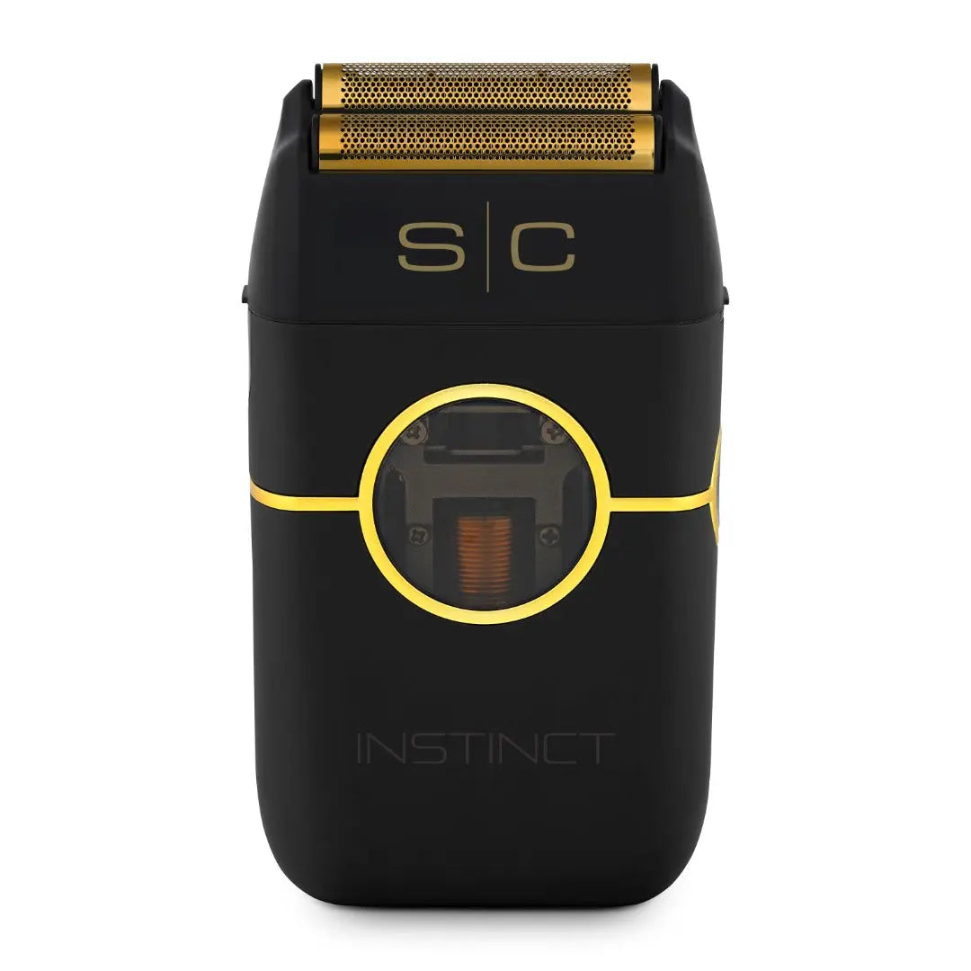 Instinct Metal Shaver - Double foil with IN2 Vector Motor- Black - BUYBARBER.COM