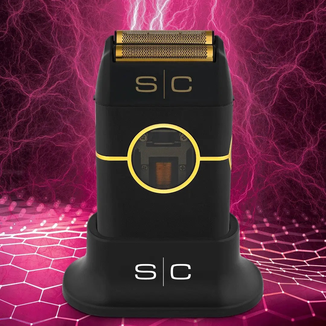 Instinct Metal Shaver - Double foil with IN2 Vector Motor- Black - BUYBARBER.COM