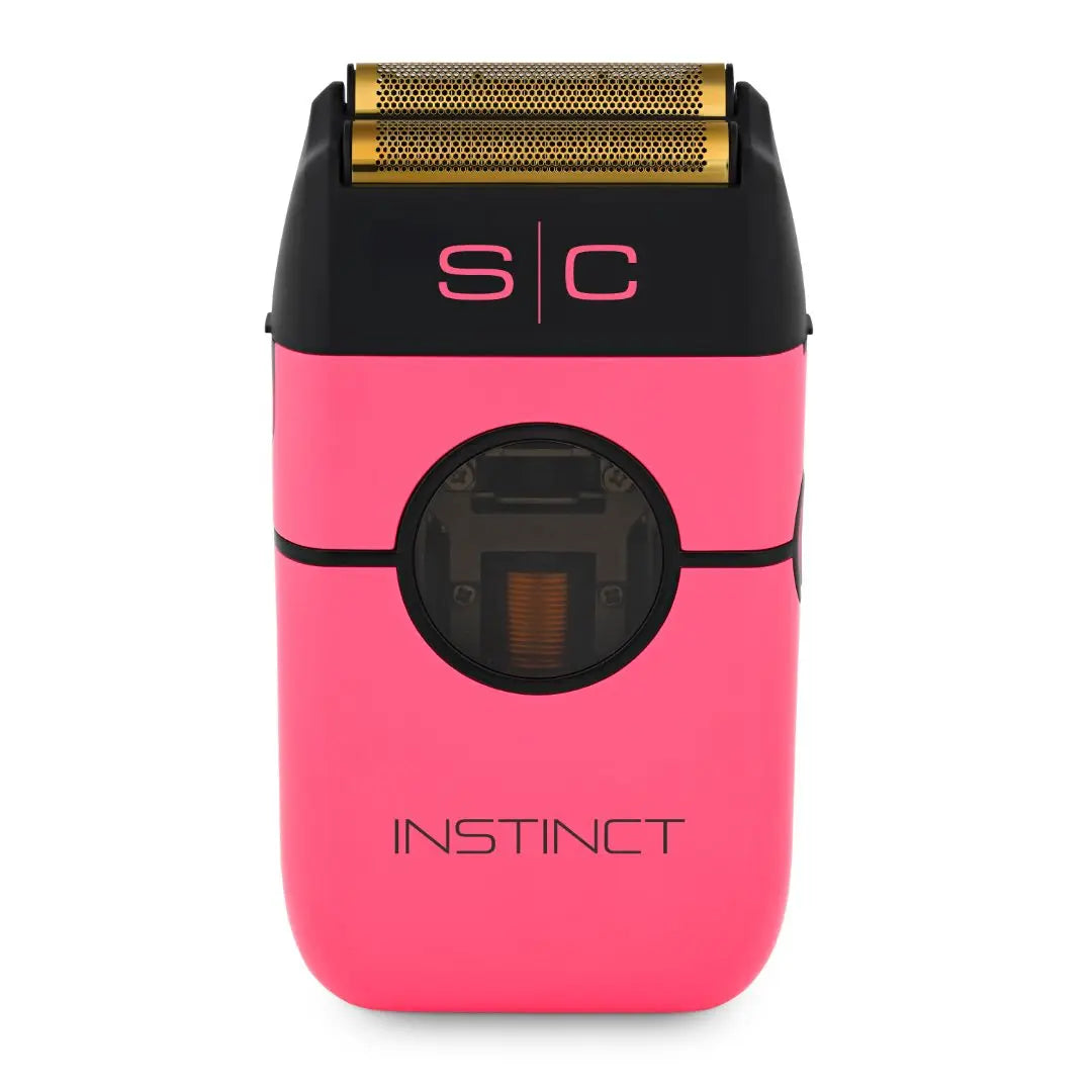 Instinct Metal Shaver - Double foil with IN2 Vector Motor- Pink - BUYBARBER.COM