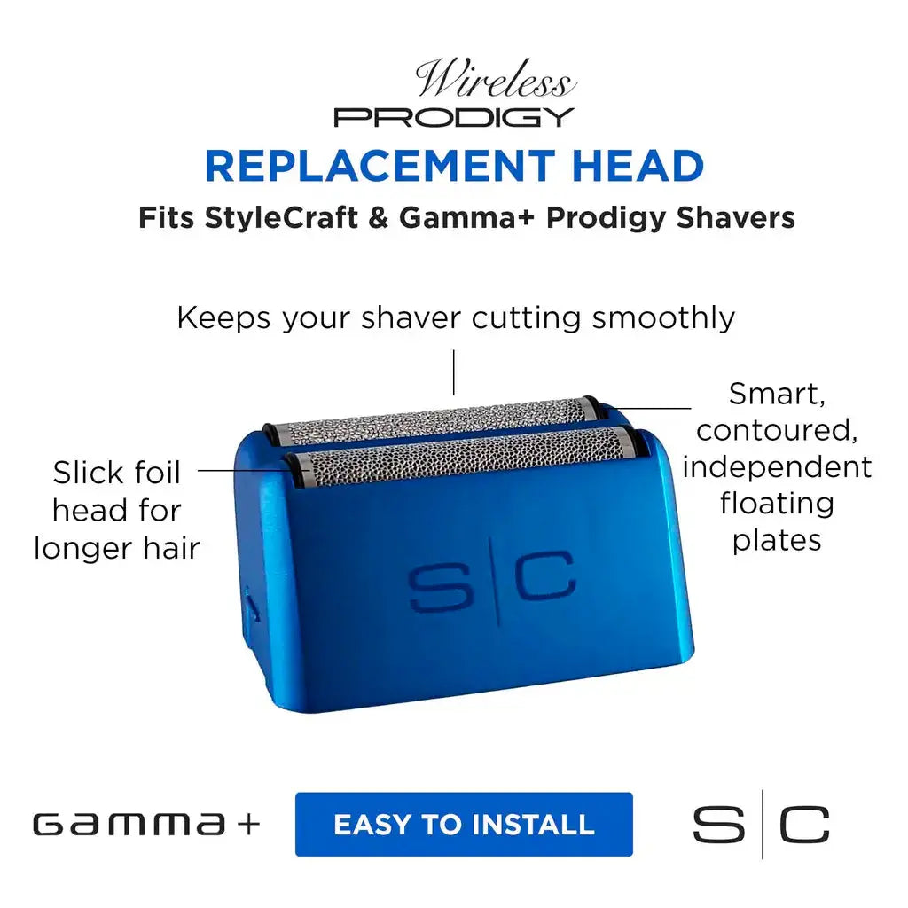 Gamma Stylecraft Prodigy Slick Foil Replacement - BUYBARBER.COM
