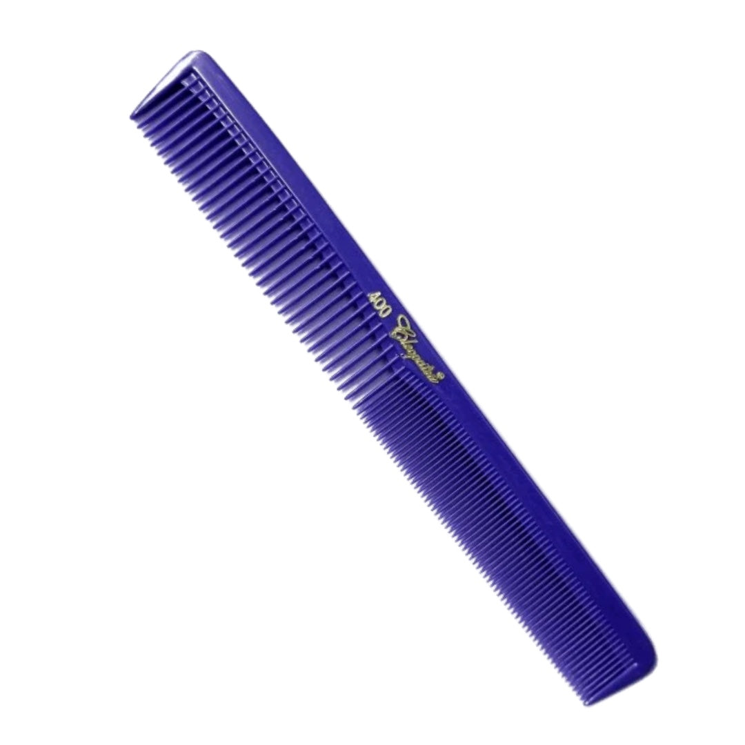 A clear plastic case containing a set of cleopatra 420 hair combs.