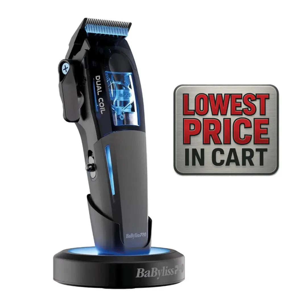 BaBylissPRO Dual Coil Clipper Professional Cordless Hair Clipper BaByliss