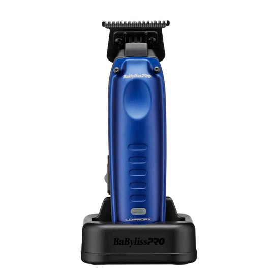 “BaBylissPRO FXONE LO-PRO FX Compact Trimmer in blue with aluminum housing”
