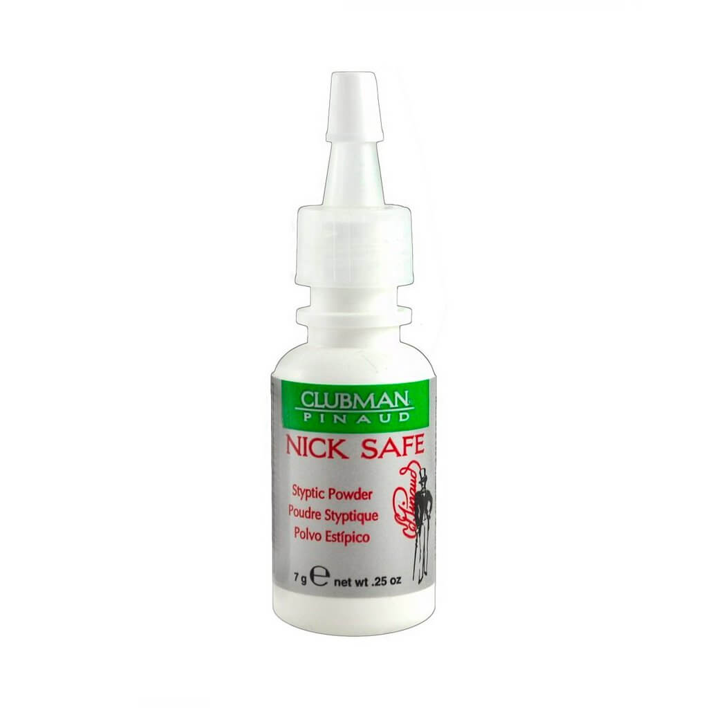 Clubman Nick Safe Styptic Powder Tub 7g .25oz - BUYBARBER.COM
