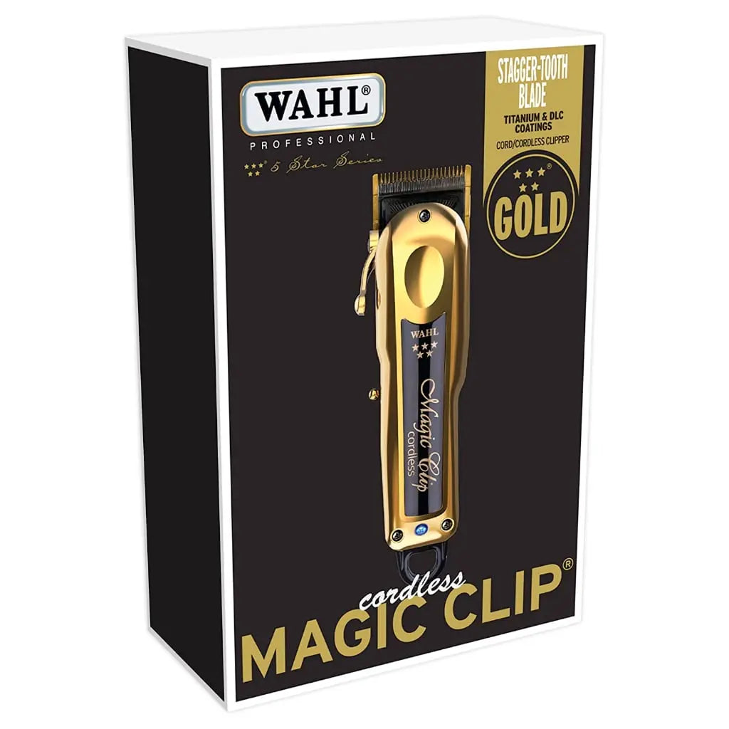 Wahl 5-Star Gold Cordless Magic Clip - Lowest Price On Cart - BUYBARBER.COM