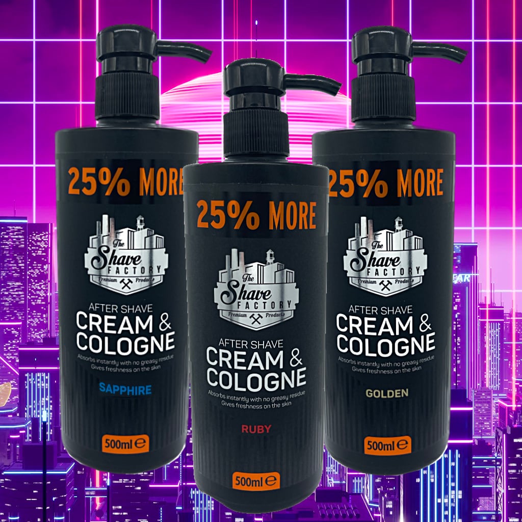 The Shave Factory After Shave Cream and Cologne | Shop Buy Barber
