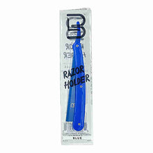 Level 3 Blue Straight Razor Holder - BUYBARBER.COM