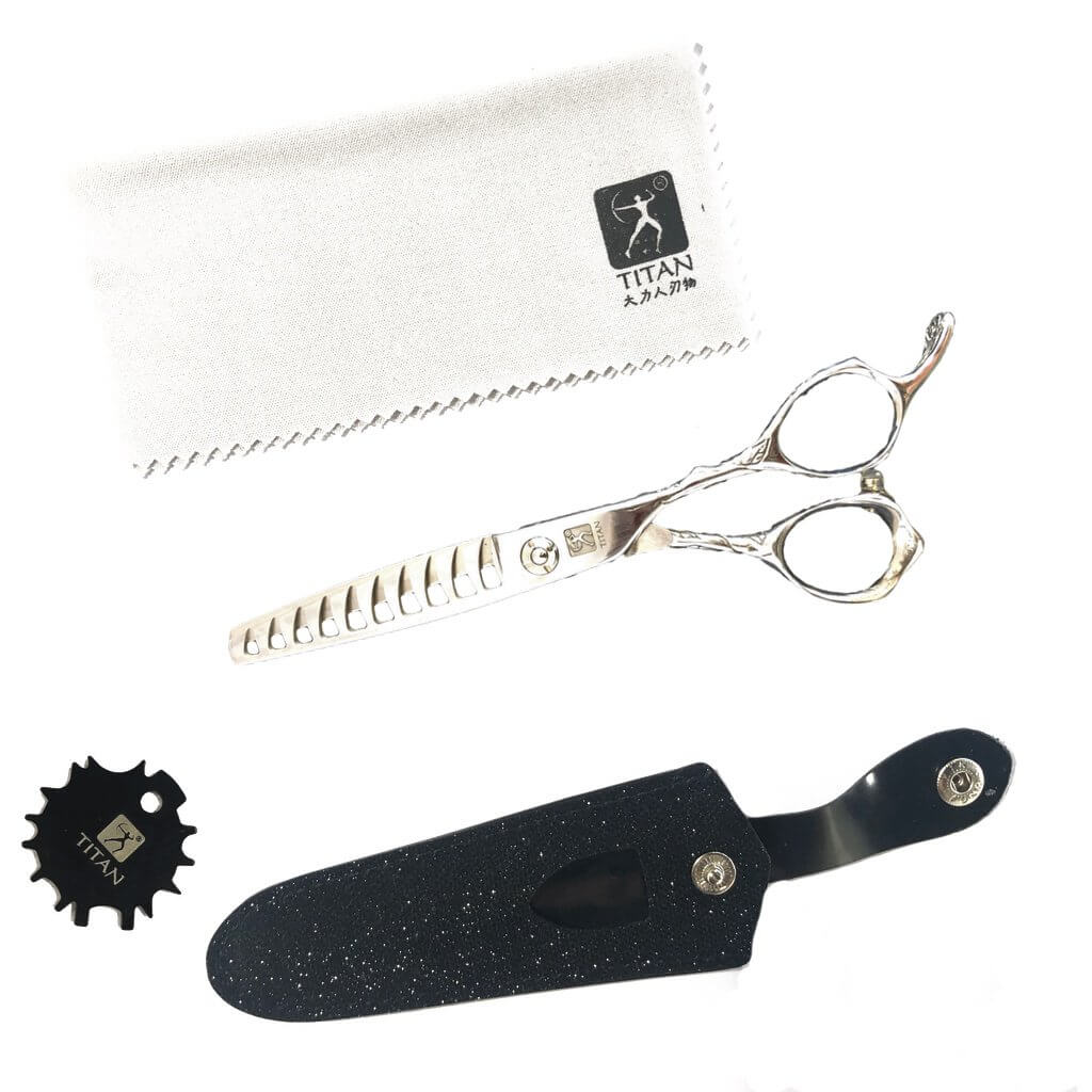 Hand Made Japan 10 Theet Micro-Cut Hair Thinning Shears - 6 inch - BUYBARBER.COM