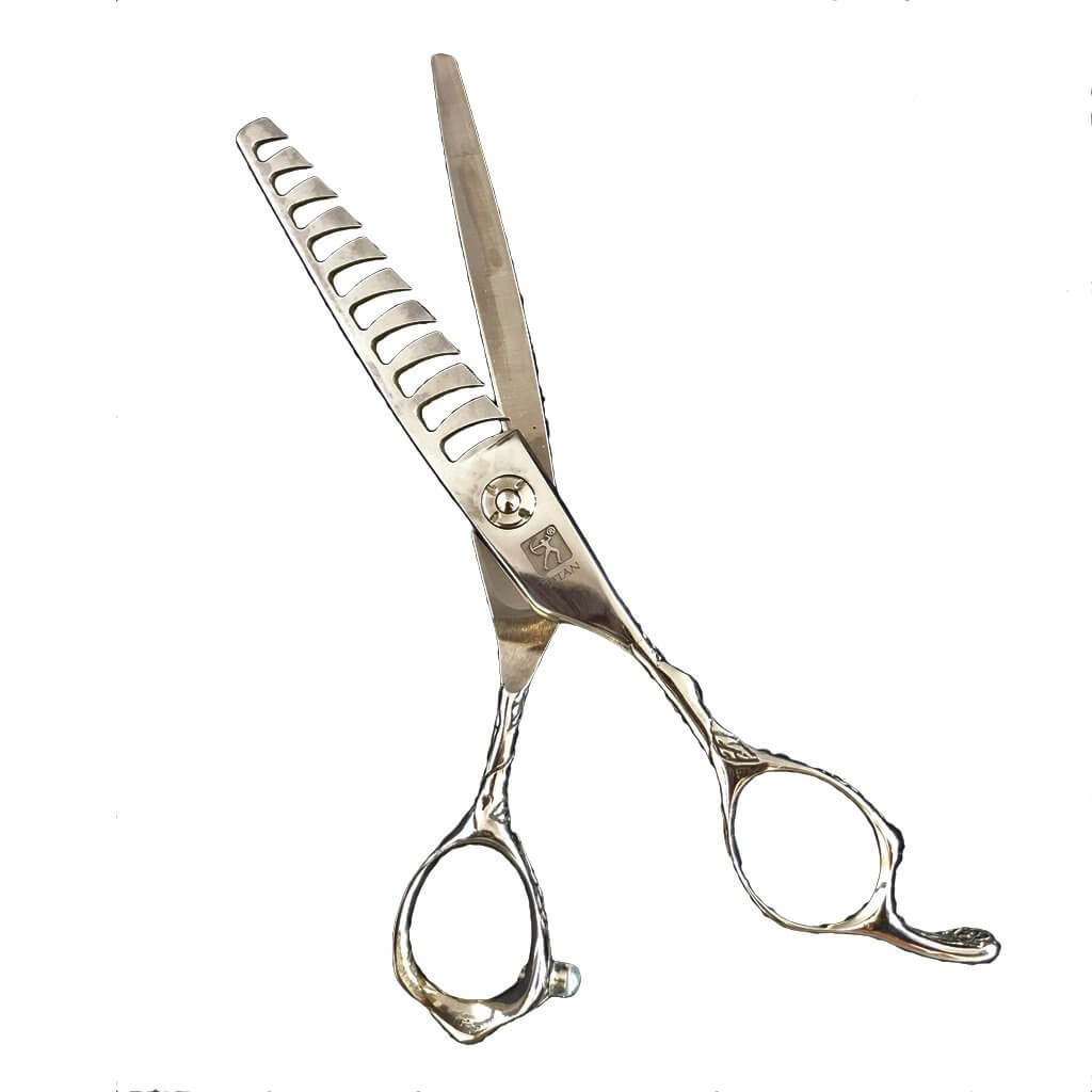 Hand Made Japan 10 Theet Micro-Cut Hair Thinning Shears - 6 inch - BUYBARBER.COM