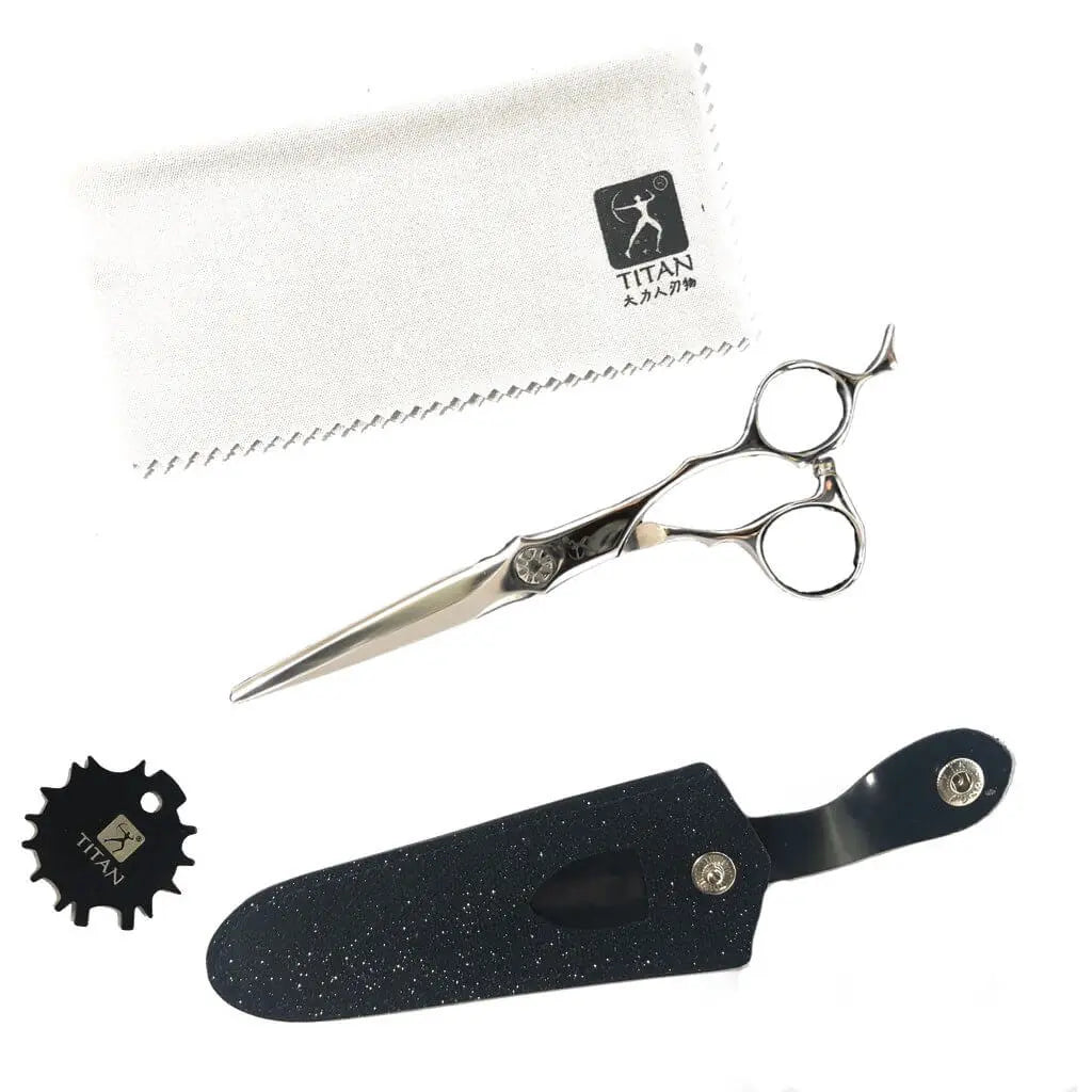 Hand Made Japan Micro-Cut Hair Cutting Shears - 6 inch - BUYBARBER.COM