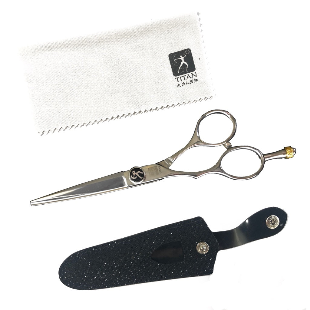 Hand Made Japan Left Hand Hair Cutting Shears - 6 inch - BUYBARBER.COM