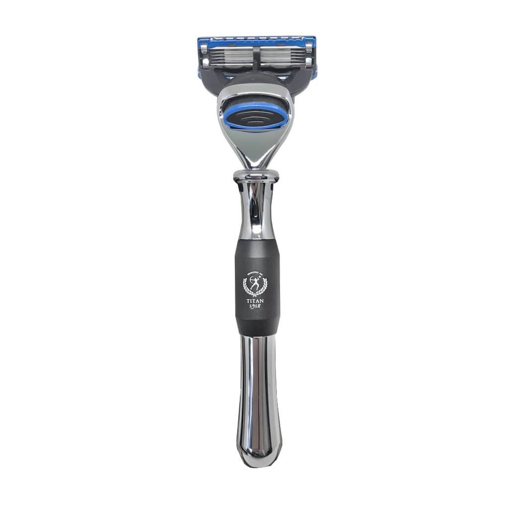 Buy Barber Metal Razor 5 Layers Blade - Silver - BUYBARBER.COM