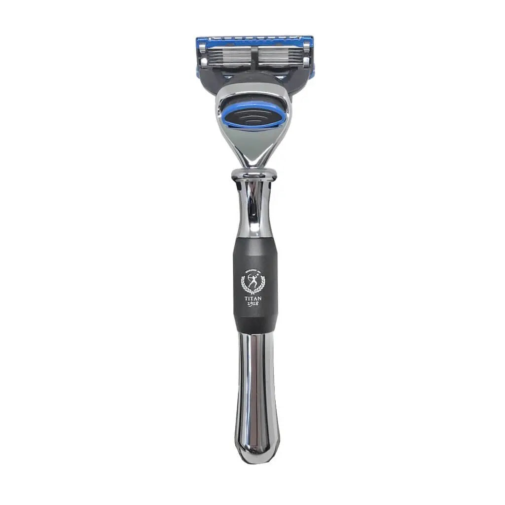 Buy Barber Metal Razor 5 Layers Blade - Silver - BUYBARBER.COM