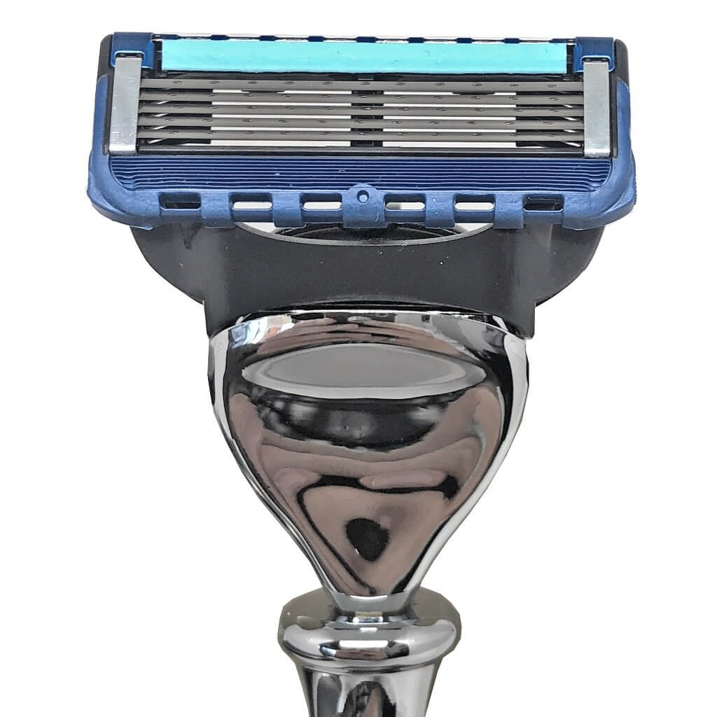Buy Barber Metal Razor 5 Layers Blade - Silver - BUYBARBER.COM