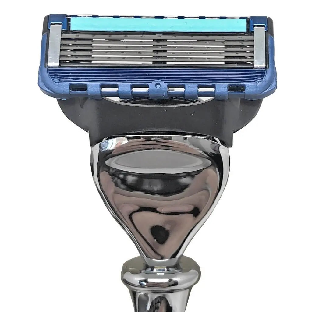 Buy Barber Metal Razor 5 Layers Blade - Silver - BUYBARBER.COM
