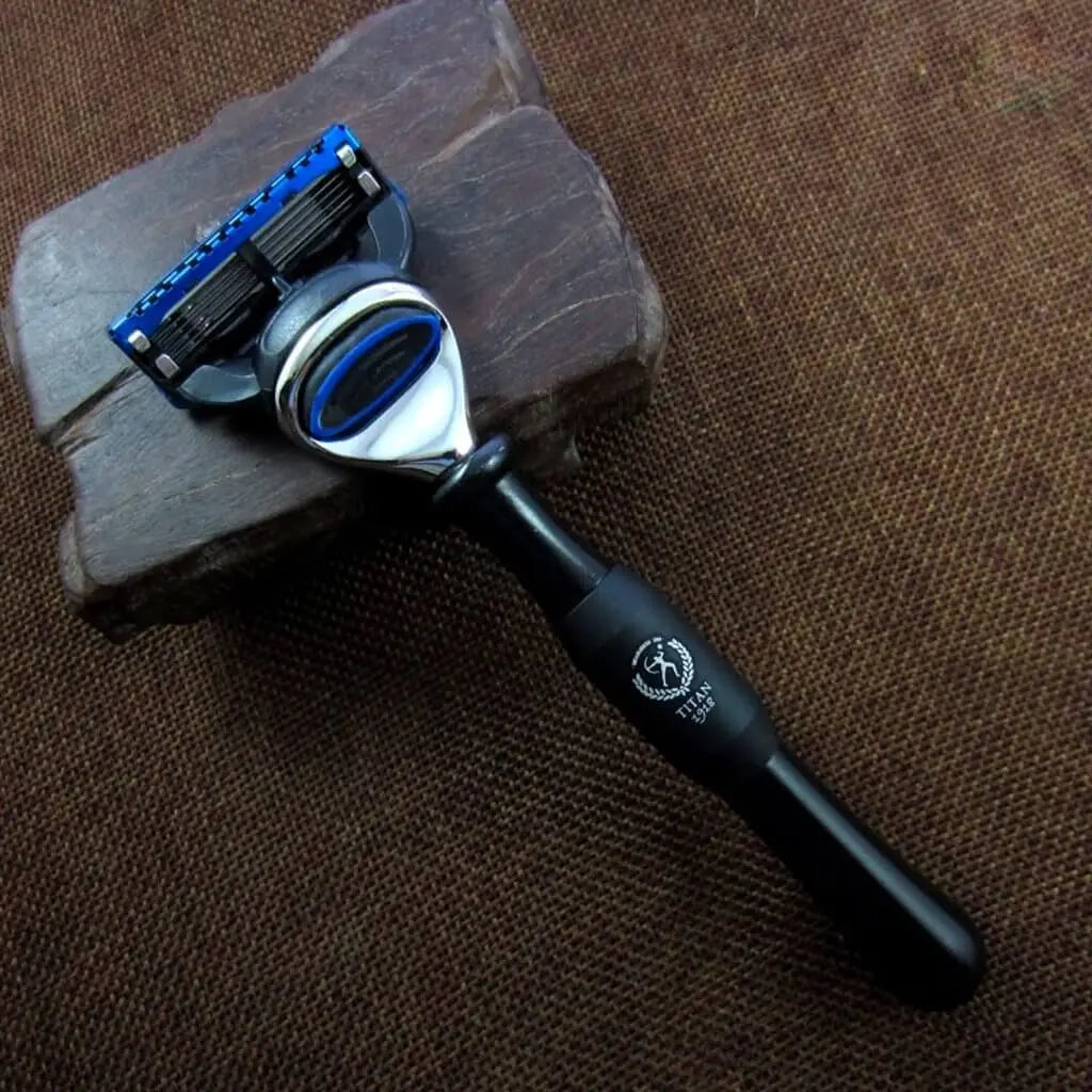 Buy Barber Metal Razor 5 Layers Blade - Black - BUYBARBER.COM