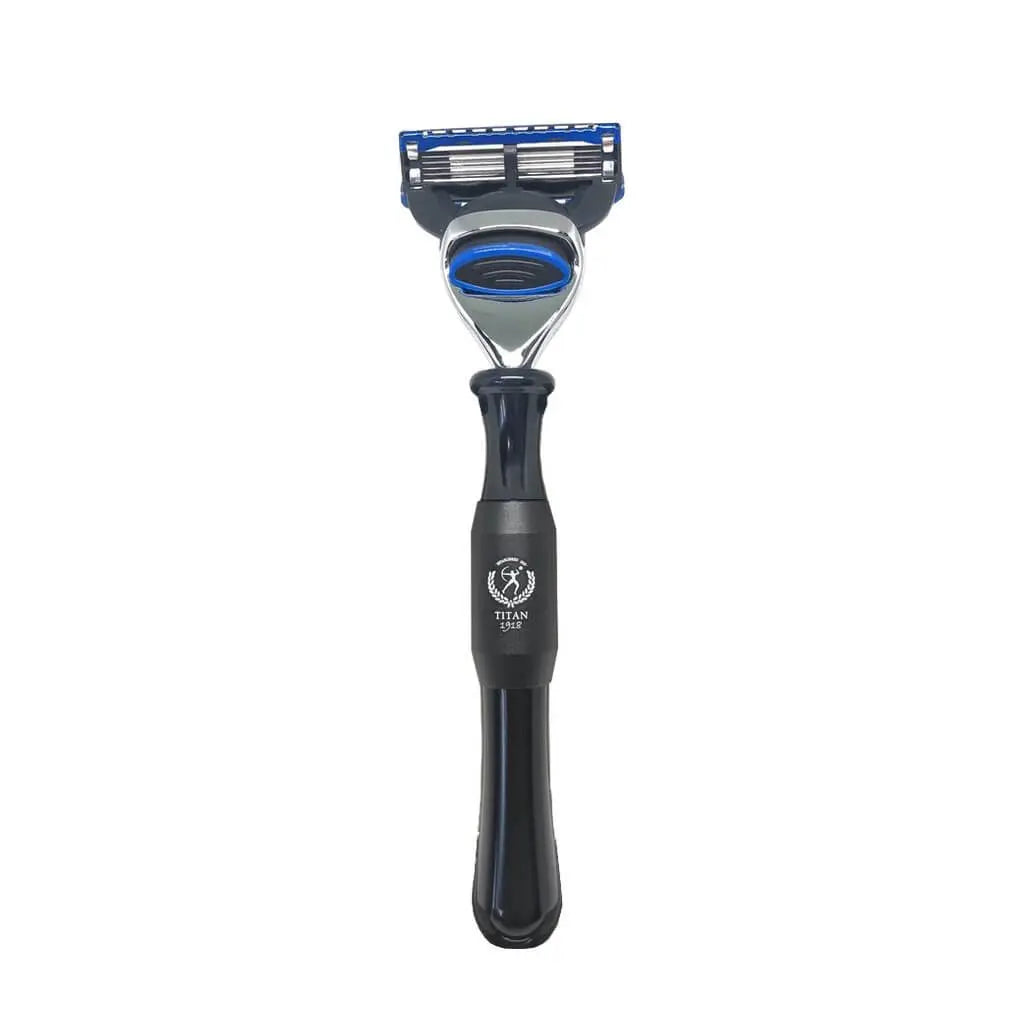 Buy Barber Metal Razor 5 Layers Blade - Black - BUYBARBER.COM