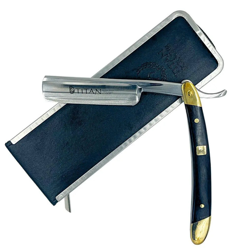 Hand Made Japan Straight Razor 5/8" Ebony - BUYBARBER.COM