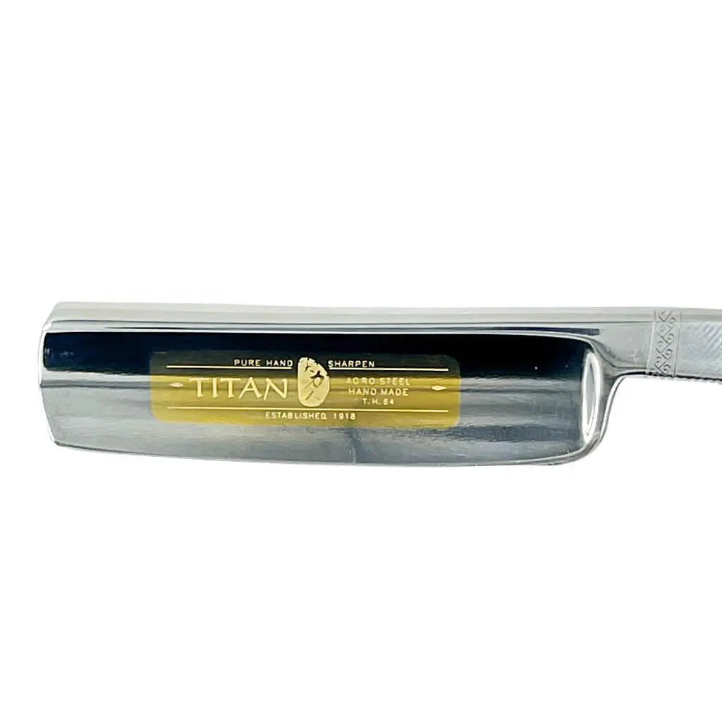Hand Made Japan Straight Razor 5/8" Mahogany- Gold Limited Edition - BUYBARBER.COM