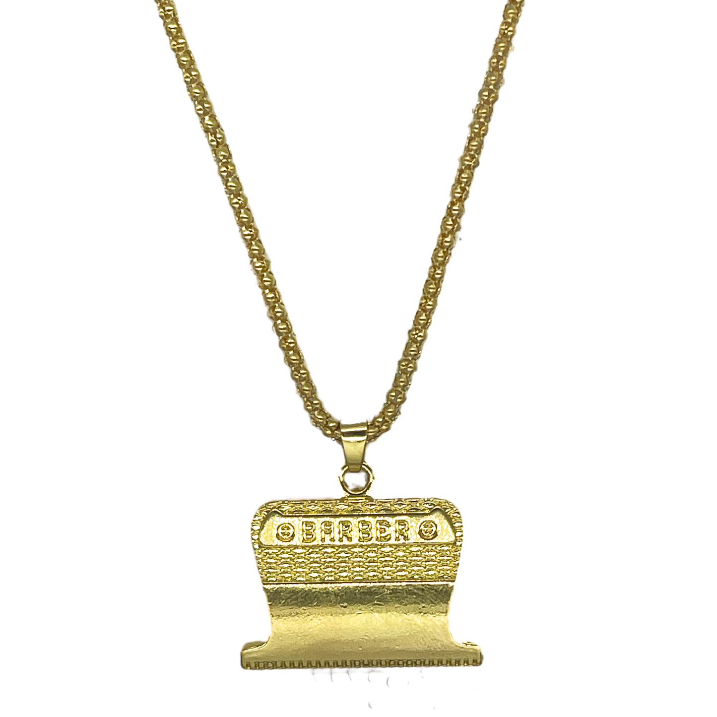 Gold Barber Blade Neckless
