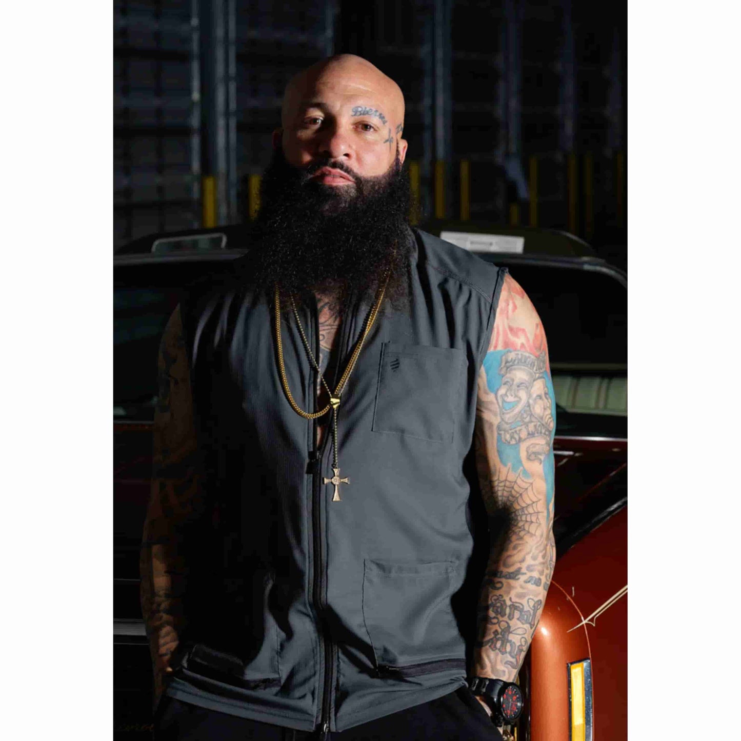Barber Strong Barber Vest -Black Barber Strong