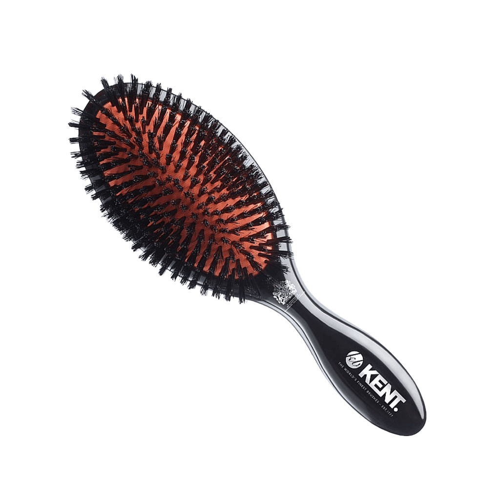 Kent Brushes Large Sized - Pure Black Bristle - BUYBARBER.COM
