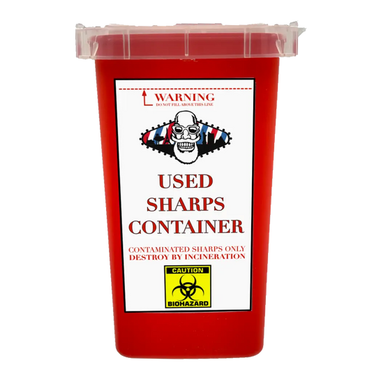 Used Blades / Sharps Container - BUYBARBER.COM