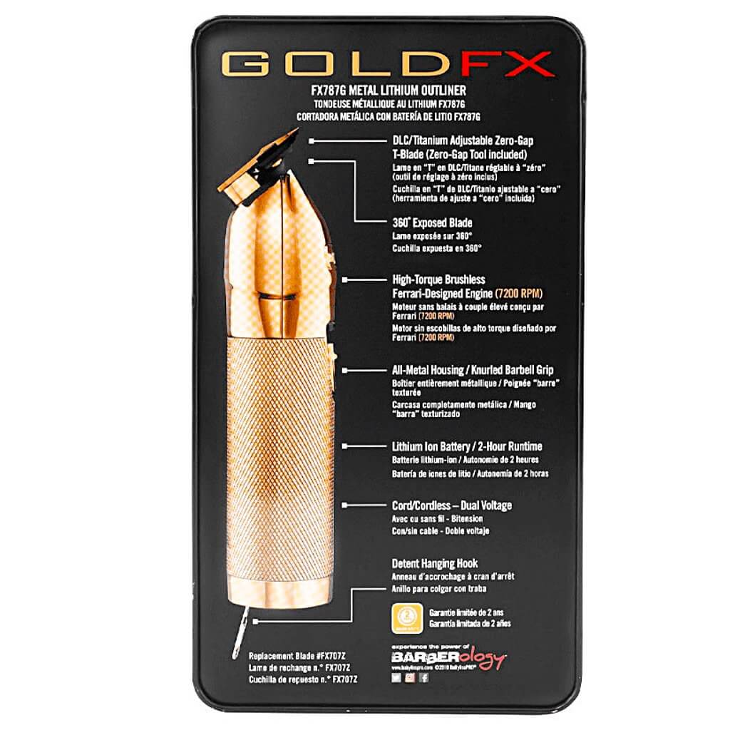 BaBylissPRO Barberology GOLDFX Outlining Trimmer - BUYBARBER.COM