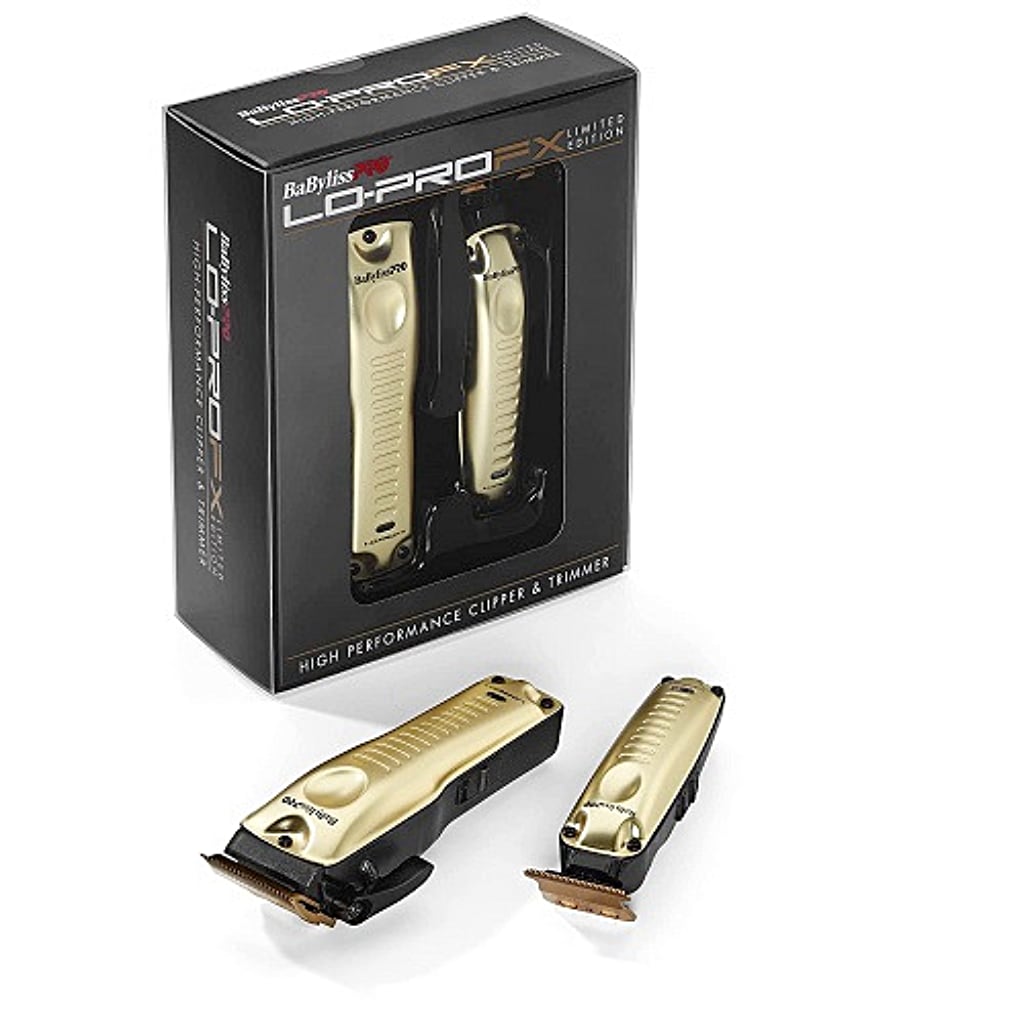 NEW BaByliss PRO Lo-Pro FX Limited Edition High Performance Gold Clipper & Trimmer
