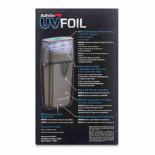 BaBylissPRO® UV Foil Double Foil Shaver | FXLFS2 | Grey BaByliss