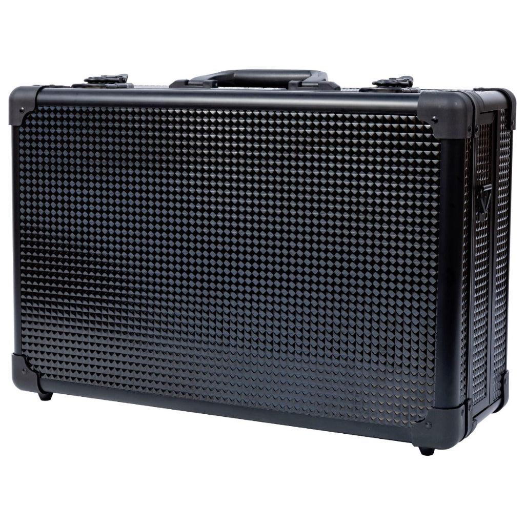6 Clipper Professional Barber Portable Travel Case with Easy Slide Clipper Tray