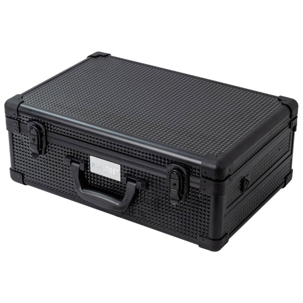 6 Clipper Professional Barber Portable Travel Case with Easy Slide Clipper Tray