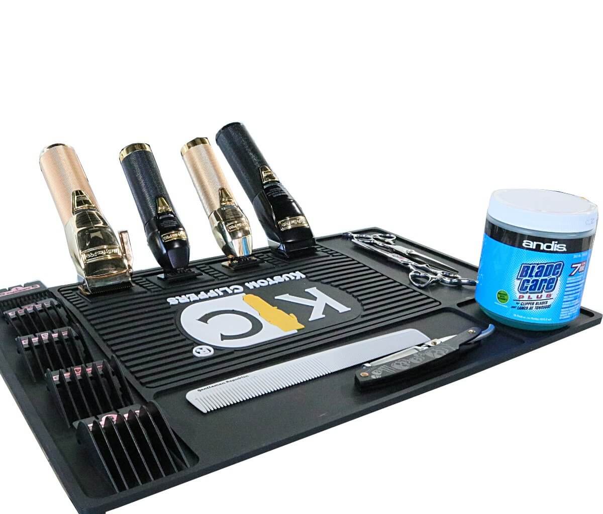 Kustom Clippers X-Large Magnetic Barber Station Mat - BUYBARBER.COM