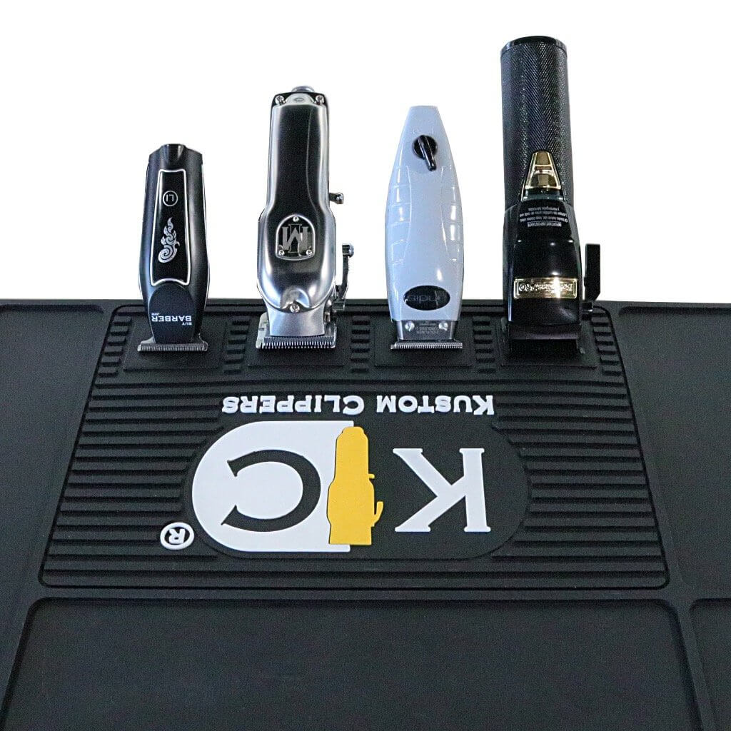 Kustom Clippers X-Large Magnetic Barber Station Mat - BUYBARBER.COM