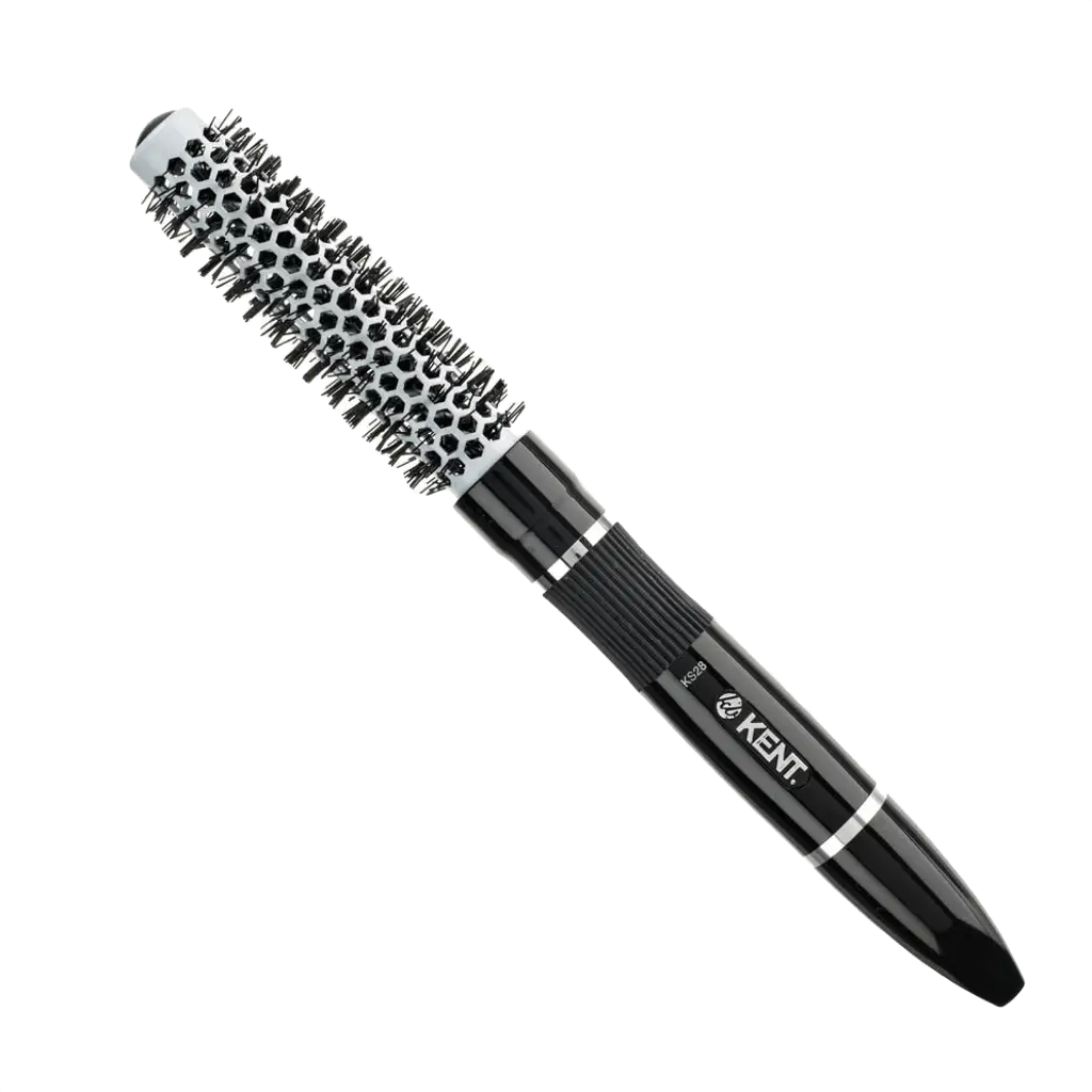 Kent Brushes 20mm Ceramic Coated Heat Retaining Core - BUYBARBER.COM