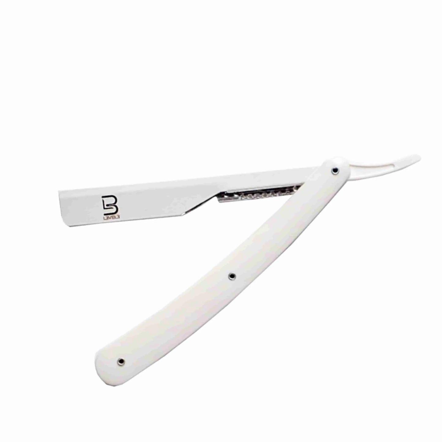 Level 3 White Straight Razor Holder - BUYBARBER.COM