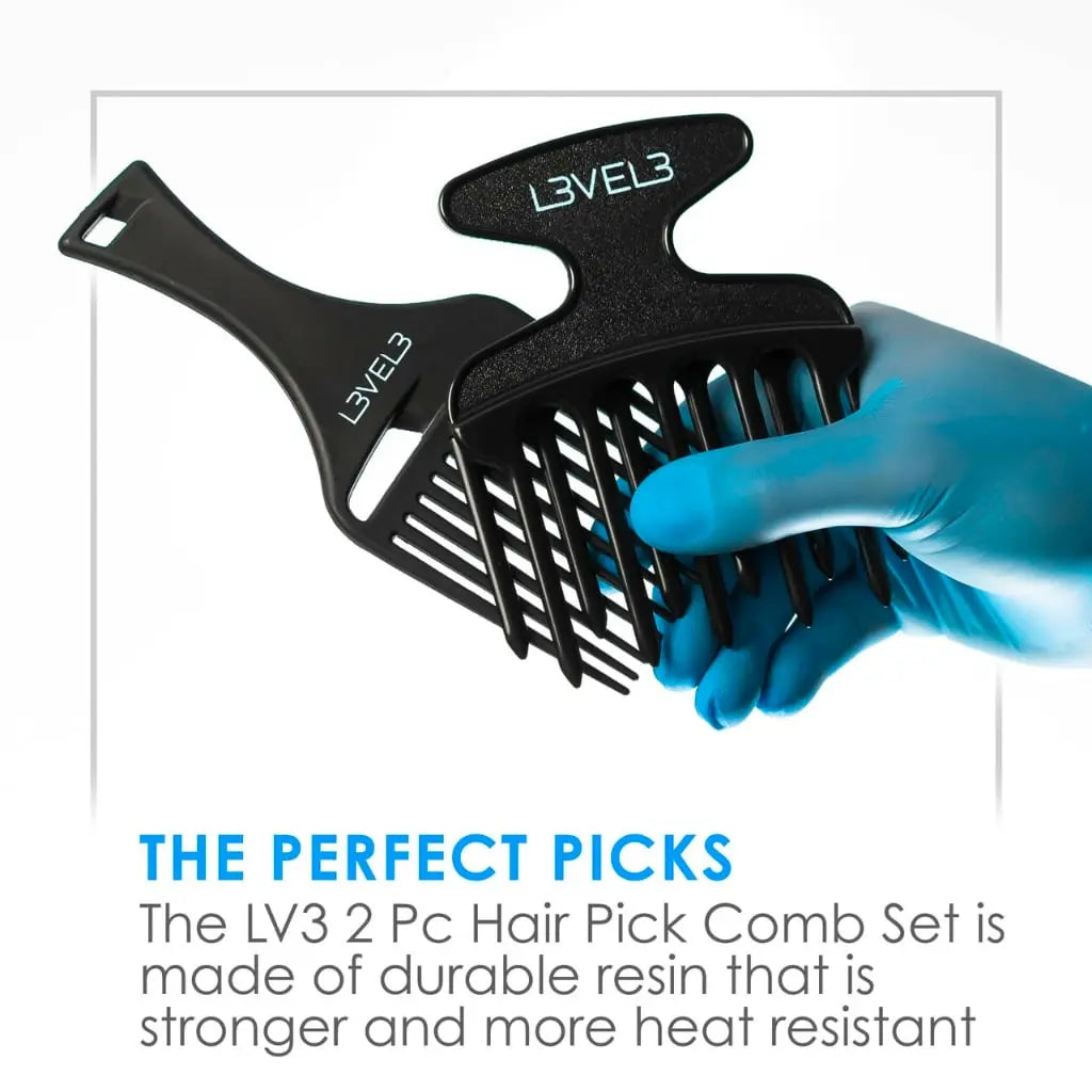 Level 3 Hair PIck Comb Set | Shop Buy Barber