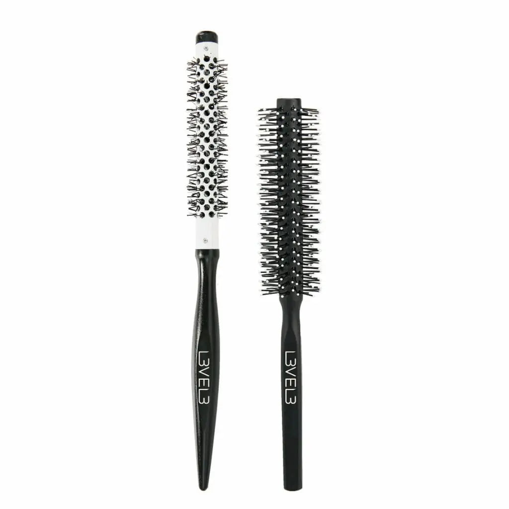 Level 3 Round Brush Set- 2pc - BUYBARBER.COM