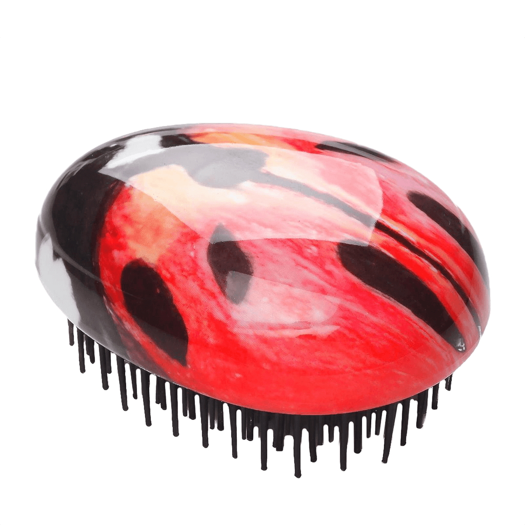Kent Brushes Travel Pebble Brush Ladybug - BUYBARBER.COM