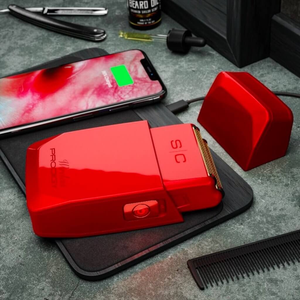 Gamma- Stylecraft Wireless Prodigy Shaver- RED - BUYBARBER.COM