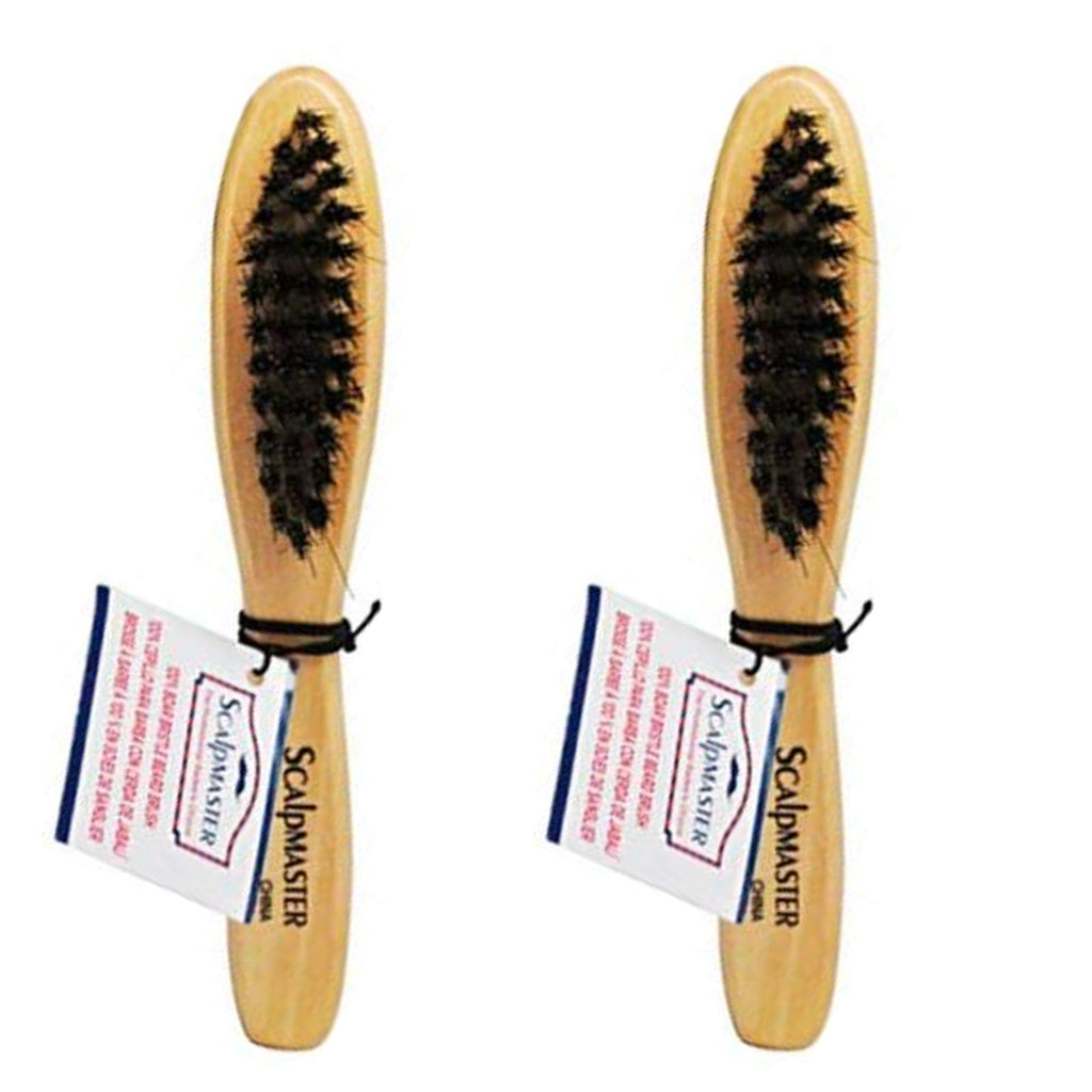 ScalpMaster 100% Boar Bristle Beard Brush - 4 Row