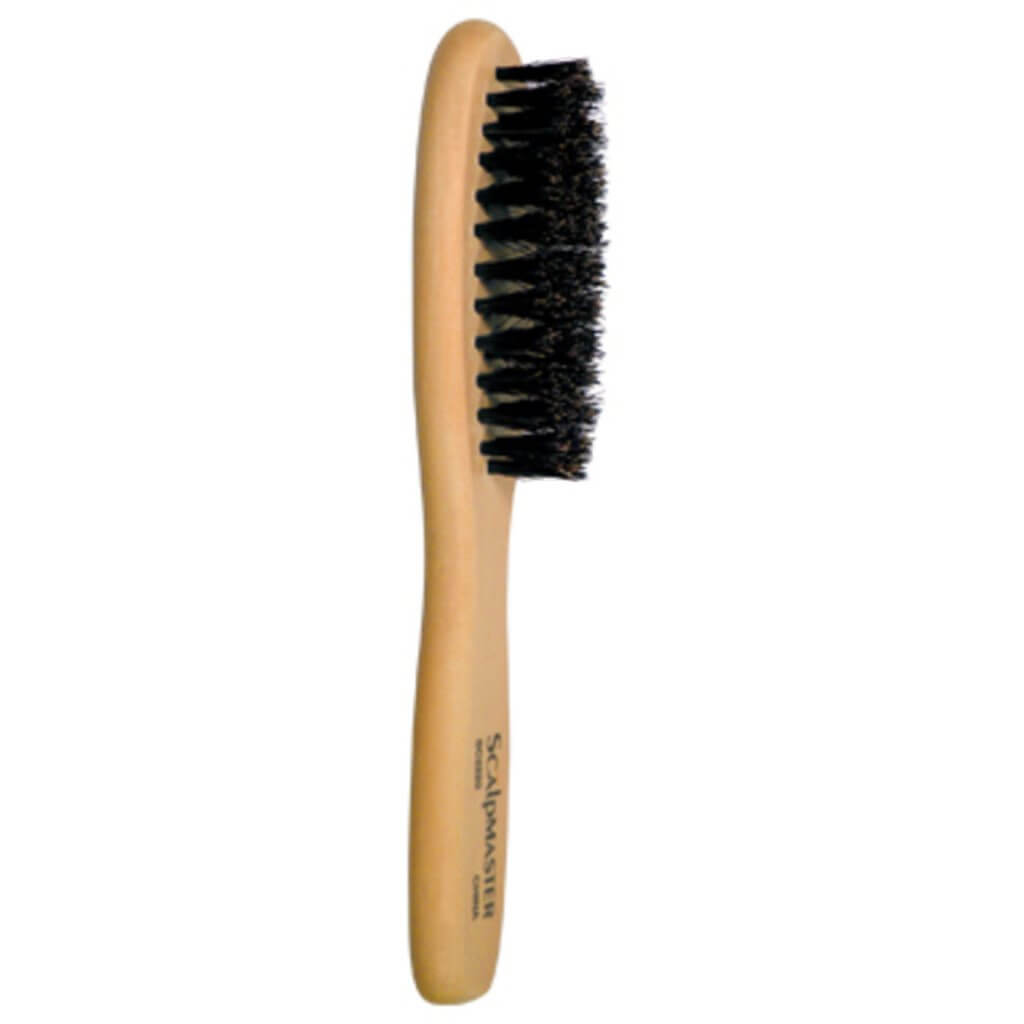 100% Boar Bristle Beard Brush - 4 Row - BUYBARBER.COM